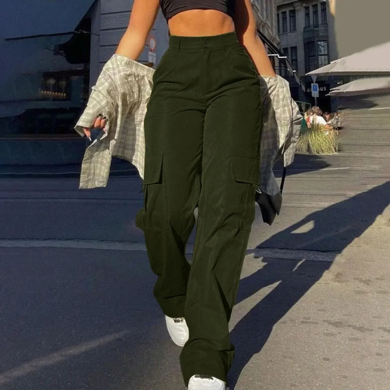 Rivière d’Or – High-Waist Cargo Broek Dames