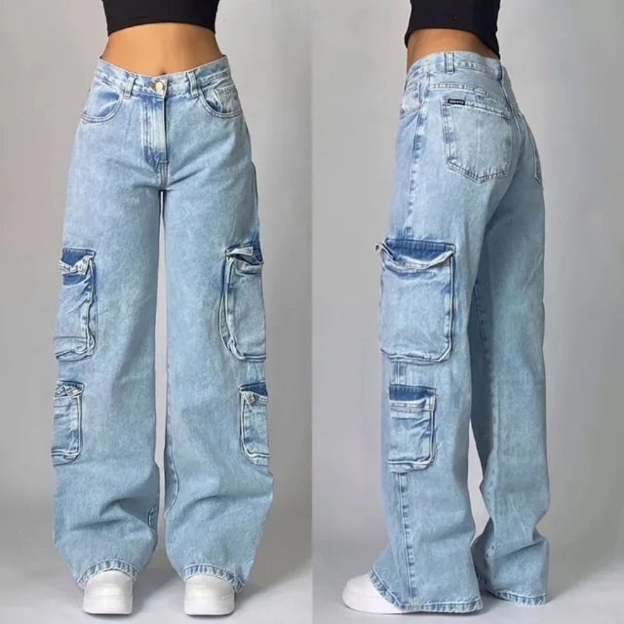 Rivière d’Or Anmol – Unisex Cargo Jeans – Baggy Fit & Wijde Spijkerbroek