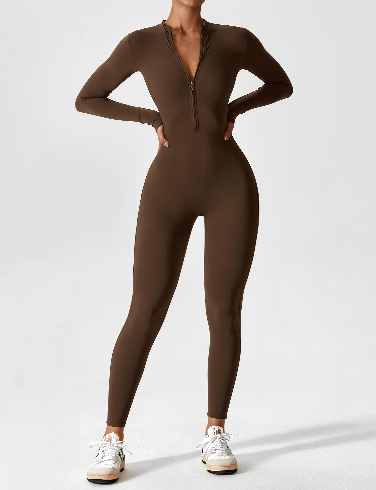 Rivière d’Or Rosalia – Dames Jumpsuit – Chique Design met Opstaande Kraag & Rits