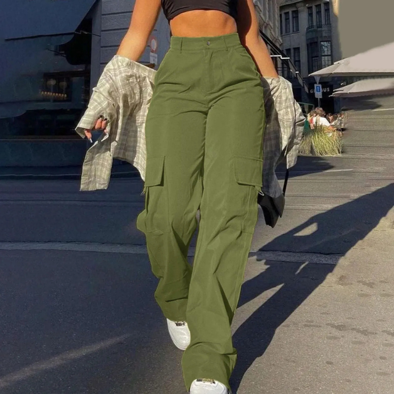Rivière d’Or – High-Waist Cargo Broek Dames