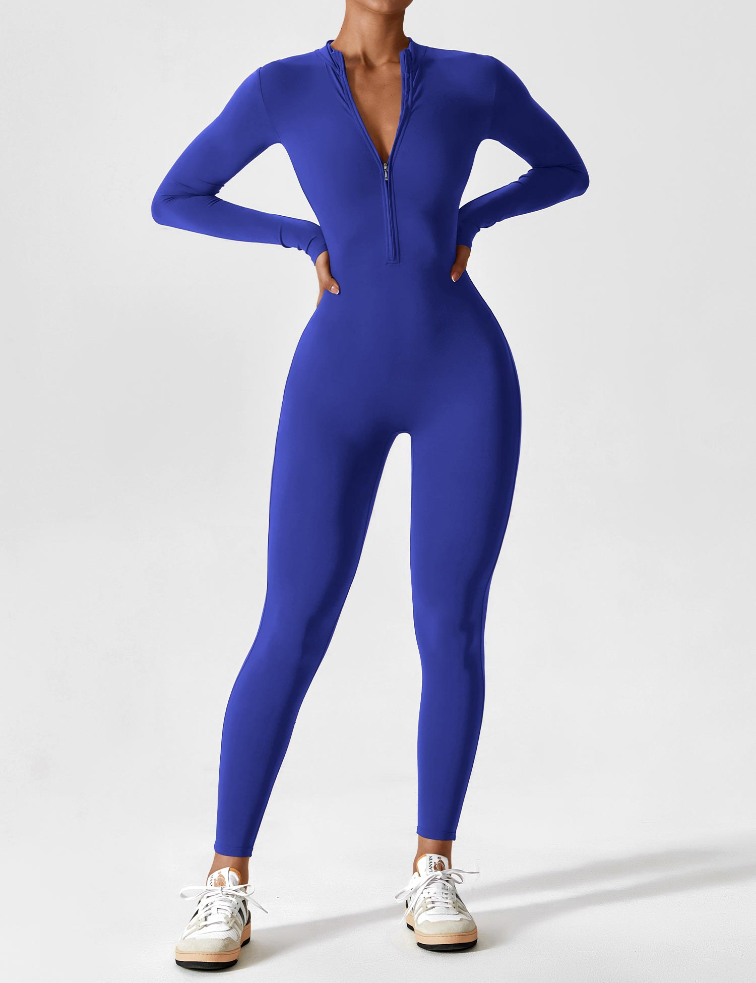 Rivière d’Or Rosalia – Dames Jumpsuit – Chique Design met Opstaande Kraag & Rits