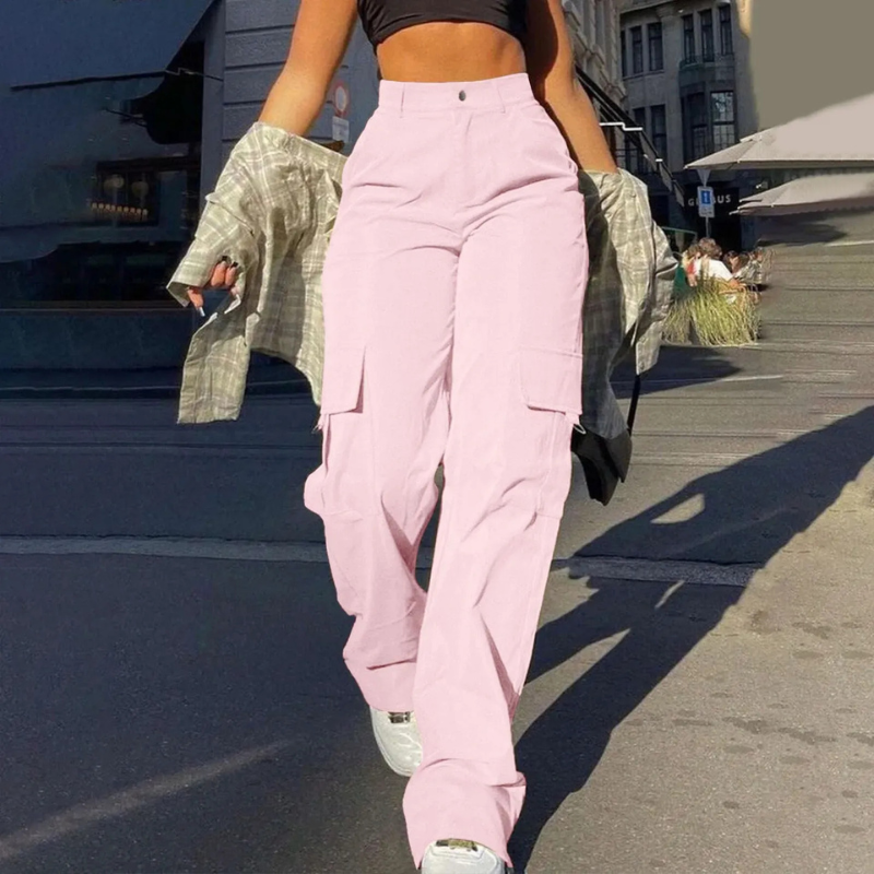 Rivière d’Or – High-Waist Cargo Broek Dames