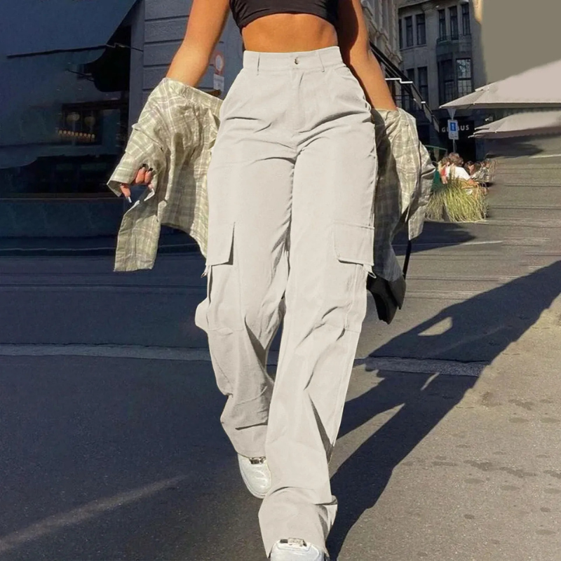 Rivière d’Or – High-Waist Cargo Broek Dames