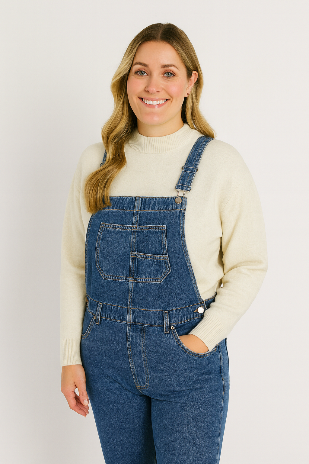 Rivière d’Or – Dames Denim Jumpsuit – Elegante & Comfortabele Pasvorm