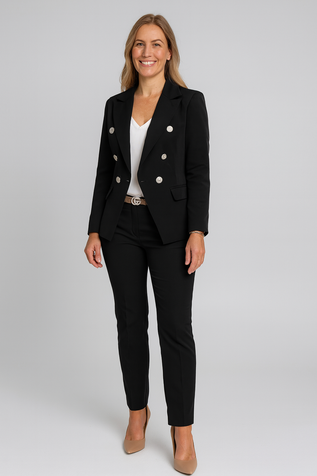 Rivière d’Or Sangeeta – Elegante Tweedelige Set – Blazer En Broek