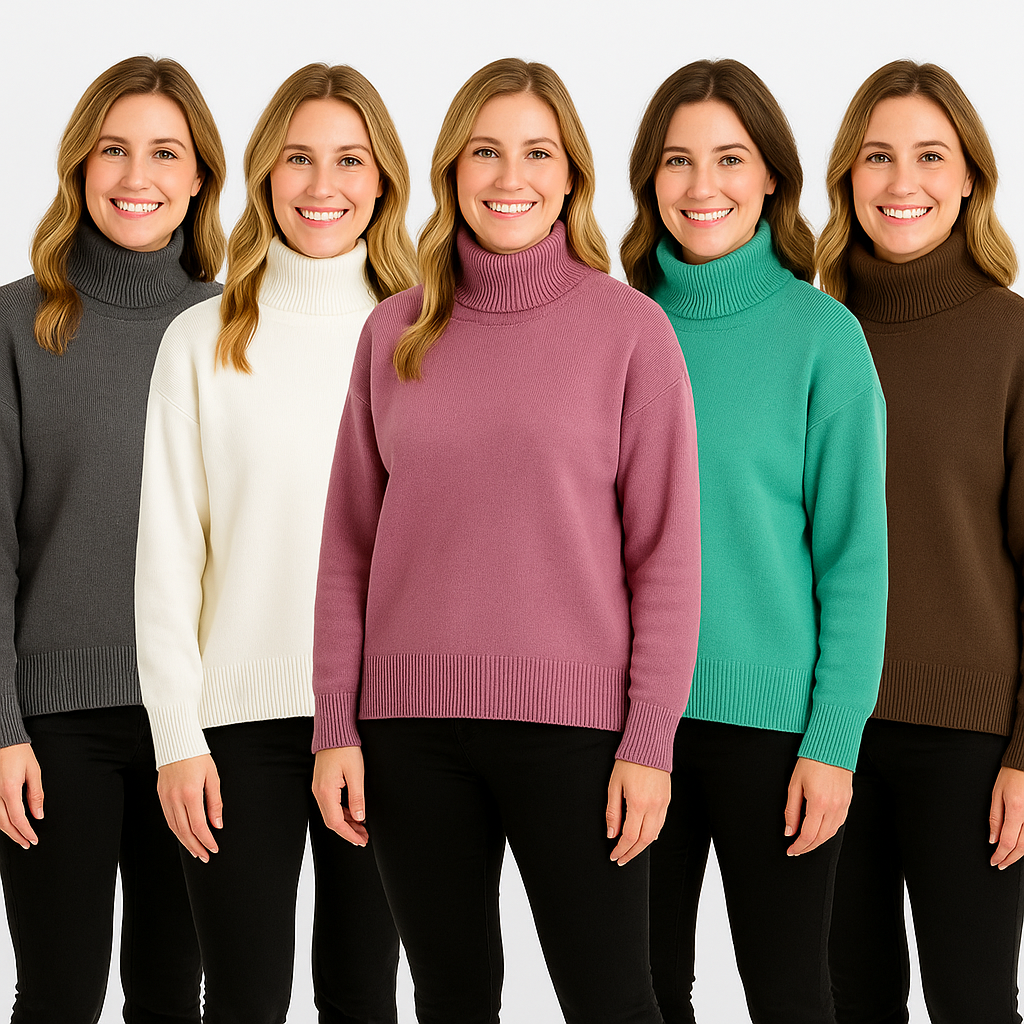 Rivière d’Or Dames Coltrui – Oversized Pasvorm – Ribboorden – Zachte Gebreide Stof