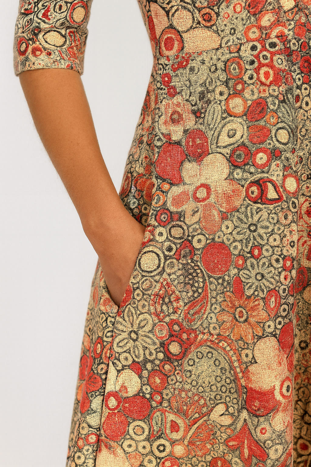 Rivière d’Or Zomerjurk – Bloemig Midi – Dames