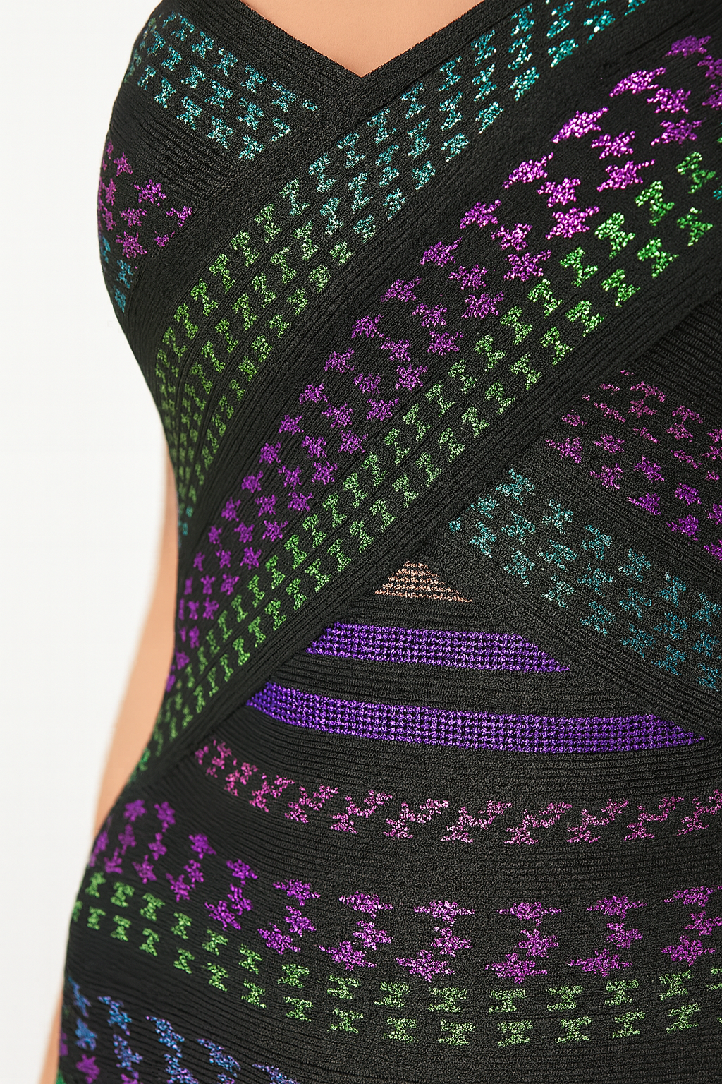 Rivière d’Or Bodycon Jurk – Gestreept – Dames