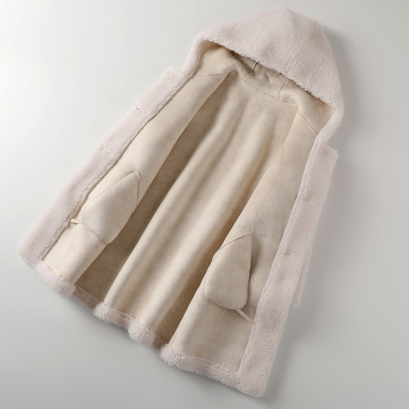 Rivière d’Or Teddy Jas – Halflang Oversized – Capuchon & Knoopsluiting – Dames