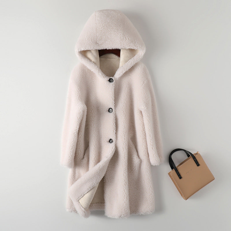 Rivière d’Or Teddy Jas – Halflang Oversized – Capuchon & Knoopsluiting – Dames
