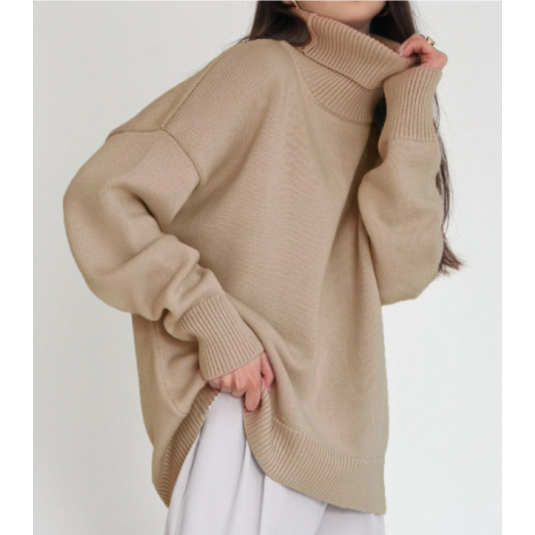 Rivière d’Or Dames Coltrui – Oversized Pasvorm – Ribboorden – Zachte Gebreide Stof