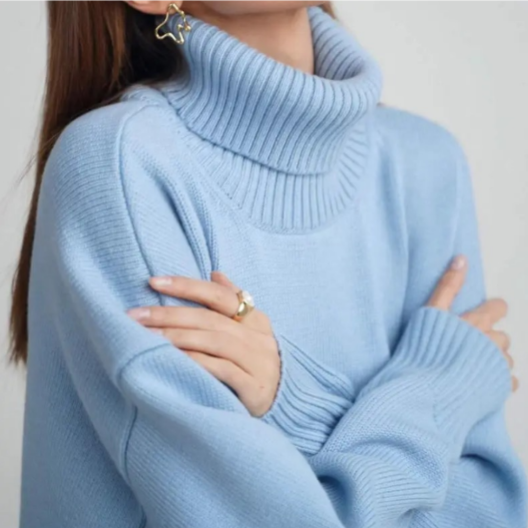 Rivière d’Or Dames Coltrui – Oversized Pasvorm – Ribboorden – Zachte Gebreide Stof